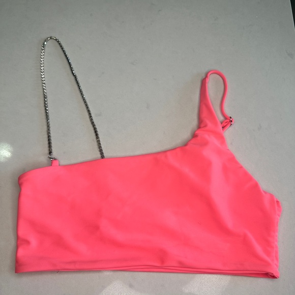 Revolve Love Wave Tatiana Coral Rhinestone Strap Bikini Set Luxury | Size M - Picture 10 of 12